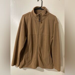 EV’s‎ Hager Women’s Jacket Size M Neutral Beige Brown Collared Full Zip Sweater